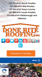 Mobile Screenshot of doneriteroofinginc.com